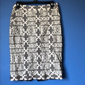 Stunning Nanette Lepore embroidered skirt